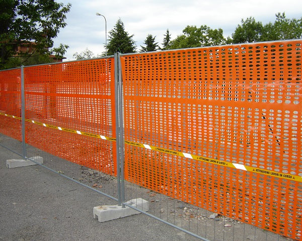 Rete Recinzione Arancio da Cantiere 150 GR- MQ Lunghezza 50 m | PROLINE