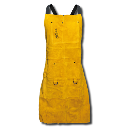 Grembiule in Pelle Saldatore Falegname 60X90, Resistente al Calore Multi Tasche